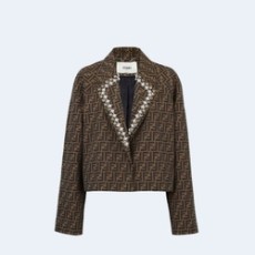 펜디 FF 캔버스 브라운 자켓