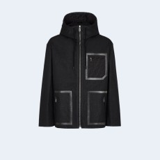 펜디 블루종 패브릭 블랙