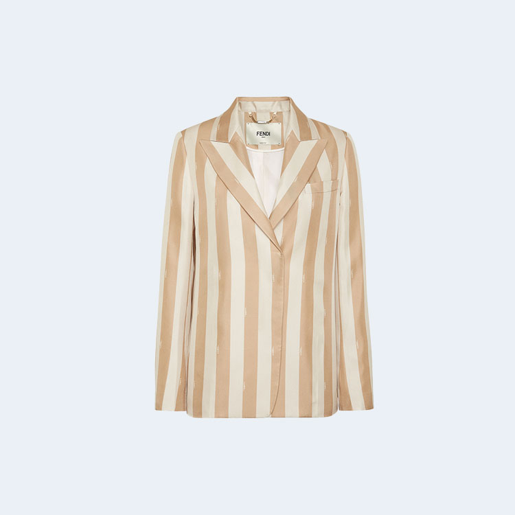 펜디 실크 블레이저 재킷