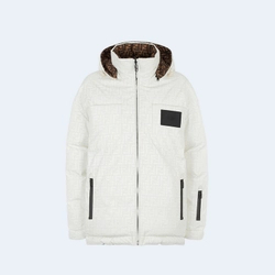 펜디 화이트 FF 나일론 다운 자켓