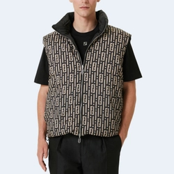 펜디 FF 스트라이프 리버시블 패딩 조끼