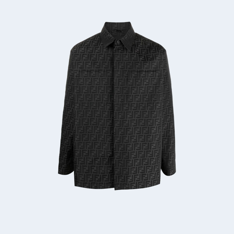 펜디 고투 모노그램 블루종 자켓