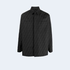 펜디 고투 모노그램 블루종 자켓