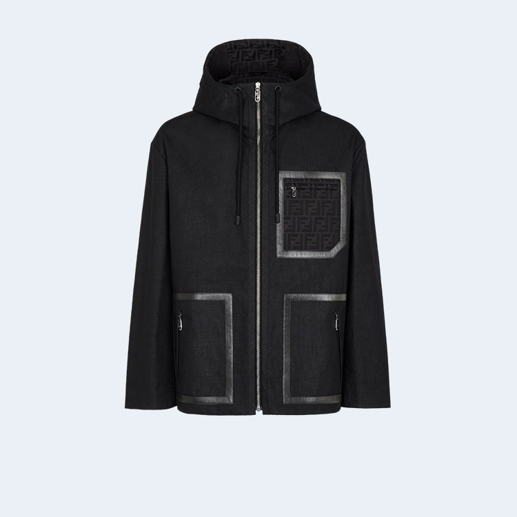 펜디 블루종 패브릭 블랙