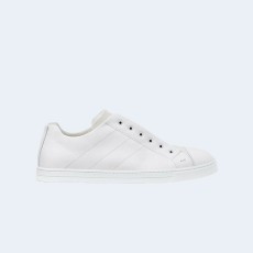 펜디 로고 크로스 밴드 화이트 슬립온 스니커즈