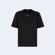 펜디 컬러의 코튼 티셔츠 FY0936