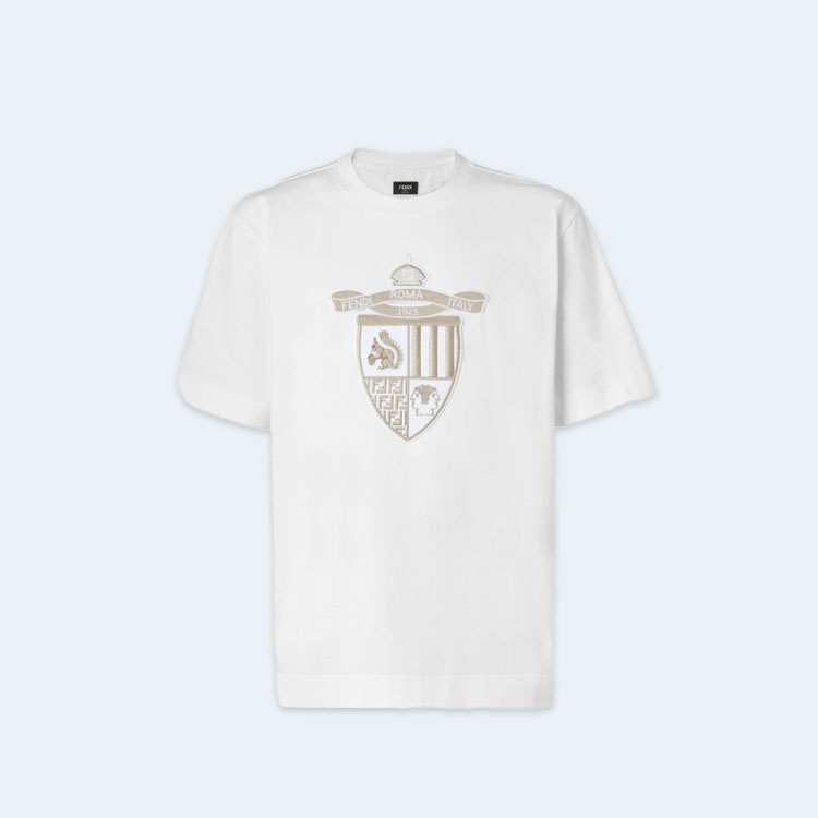 펜디 코튼 티셔츠 화이트