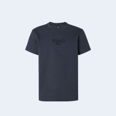 펜디 코튼 티셔츠 네이비
