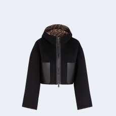 펜디 블랙 울 재킷