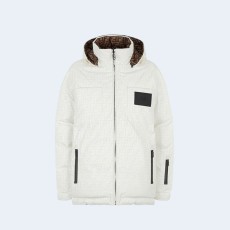 펜디 화이트 FF 나일론 다운 자켓