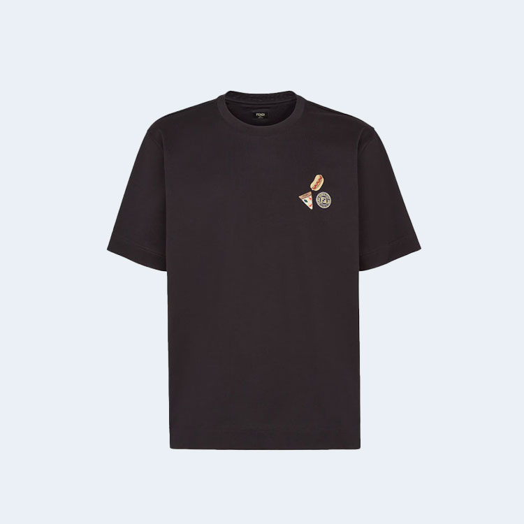 펜디 코튼 펜딜리셔스 티셔츠 FY0936