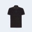펜디 블랙 저지 폴로 셔츠