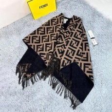 펜디 양모 로고 머플러