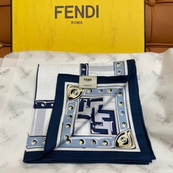 펜디 스카프 FF 스퀘어 실크 스카프