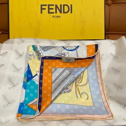 펜디 스카프 FF 스퀘어 실크 스카프