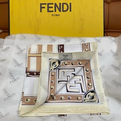 펜디 스카프 FF 스퀘어 실크 스카프