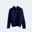 폴로 랄프로렌 케이블 쿼터 니트집업 네이비