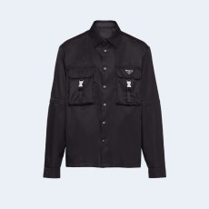 프라다 리나일론 셔츠 블랙