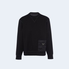 프라다 패브릭 테크니컬 스웨트 셔츠