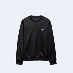 프라다 테크니컬 패브릭 스웨트셔츠