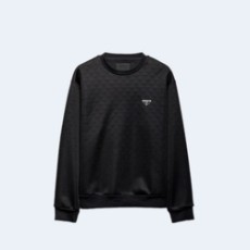 프라다 테크니컬 패브릭 스웨트셔츠