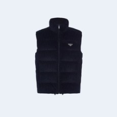 프라다 삼각로고 코듀로이 패딩 베스트