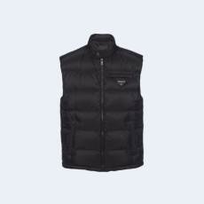 프라다 리나일론 슬리브스 푸퍼 자켓