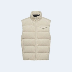 프라다 코듀로이 패딩 베스트