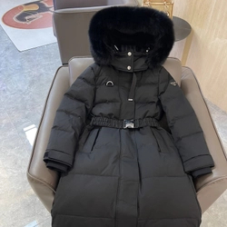 프라다 벨트 다운 패딩 블랙