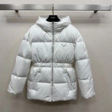 프라다 25FW 리나일론 다운 재킷 화이트(최신상)