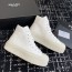 프라다 페브릭 스니커즈 화이트 하이탑