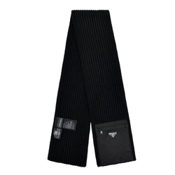 프라다 양모 포켓 머플러