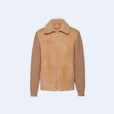 프라다 시어링 집업 자켓