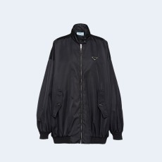 프라다 오버사이즈 하이칼라 리나일론 자켓