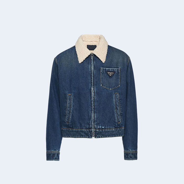 프라다 패딩 데님 자켓