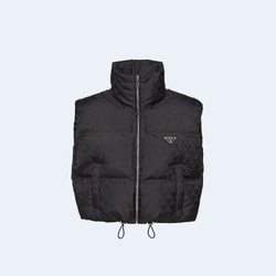 프라다 리나일론 다운 패딩 베스트