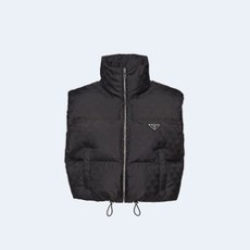 프라다 리나일론 다운 패딩 베스트
