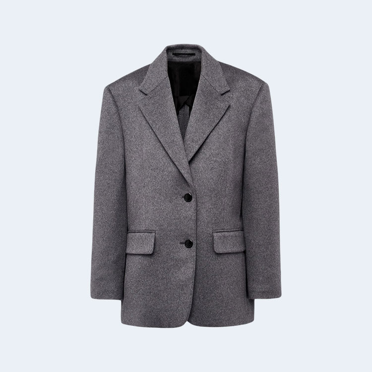 프라다 캐시미어 싱글 브레스티드 블레이저