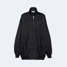 프라다 로고 보머 자켓