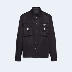 프라다 리나일론 셔츠 블랙