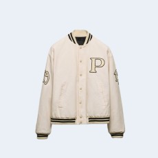 프라다 패치 코튼 봄버 재킷