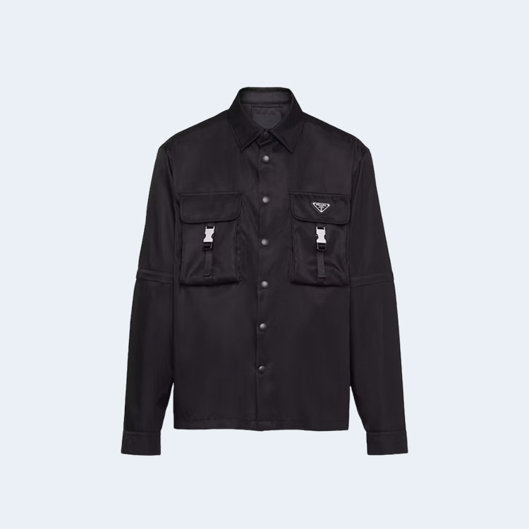 프라다 리나일론 오버사이즈 셔츠