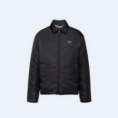 프라다 리나일론 크롭 다운 자켓