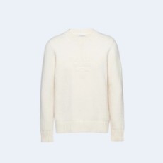 프라다 울 캐시미어 크루넥 스웨터