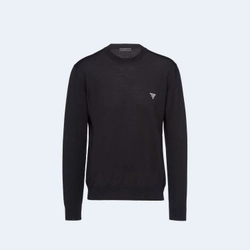 프라다 슈퍼파인 울 크루넥 스웨터