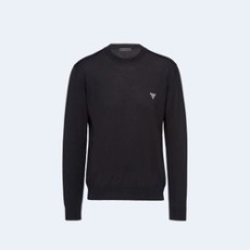 프라다 슈퍼파인 울 크루넥 스웨터