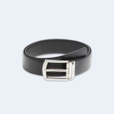 프라다 리버시블 사피아노 레더 벨트 블랙