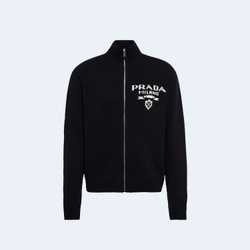 프라다 울 캐시미어 가디건