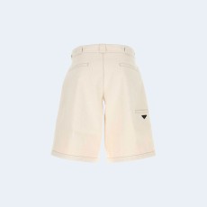 프라다 베이지 데님 버뮤다 쇼츠