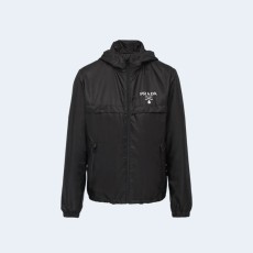 프라다 리나일론 블루종 자켓